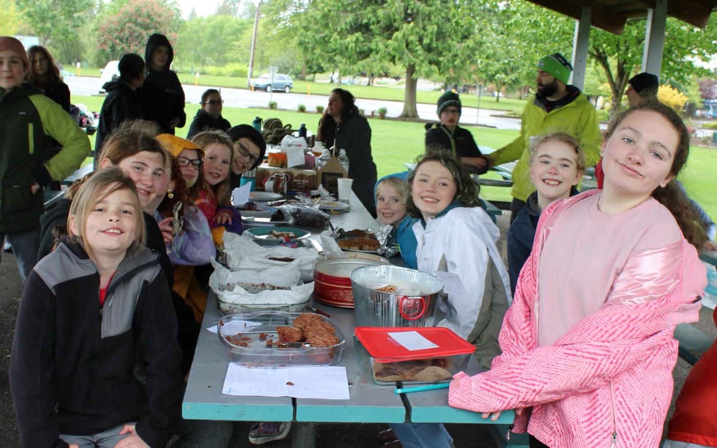 NKHC families spending time together at an outdoor community gathering